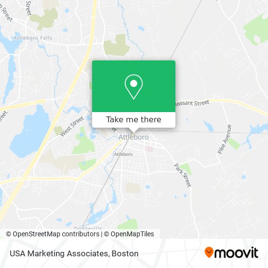 Mapa de USA Marketing Associates