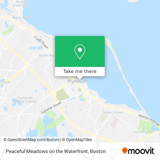 Mapa de Peaceful Meadows on the Waterfront
