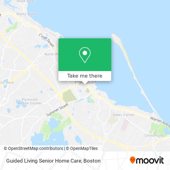 Guided Living Senior Home Care map