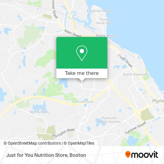 Just for You Nutrition Store map