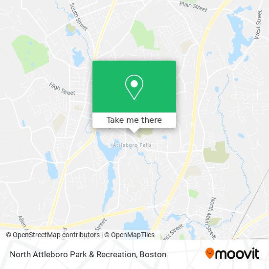 Mapa de North Attleboro Park & Recreation