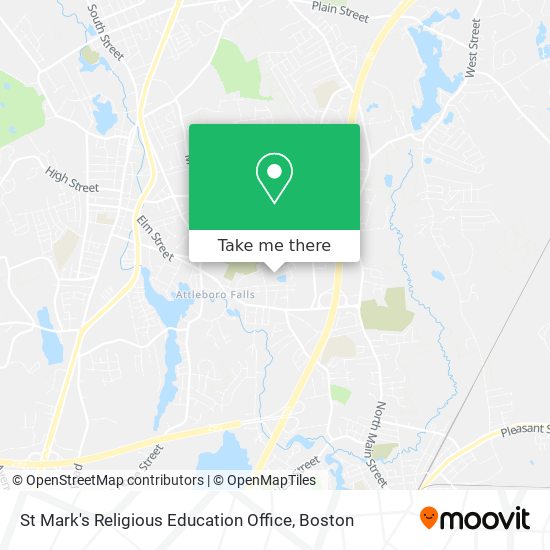 St Mark's Religious Education Office map