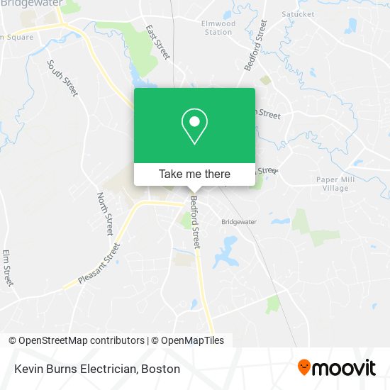 Kevin Burns Electrician map