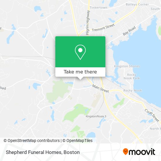 Mapa de Shepherd Funeral Homes