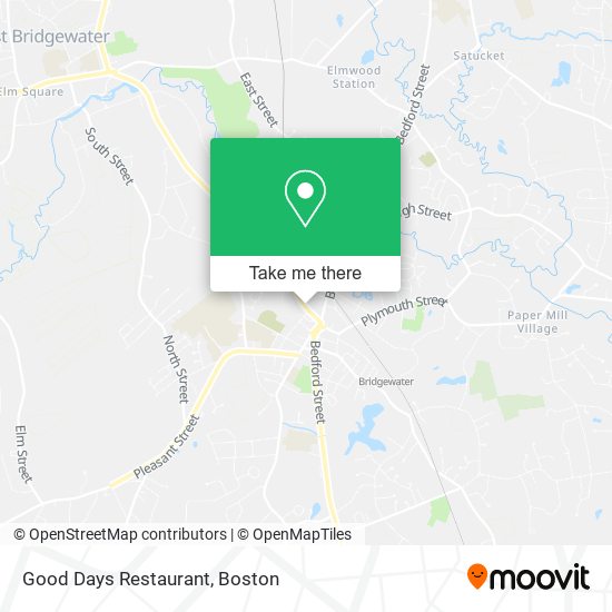 Good Days Restaurant map