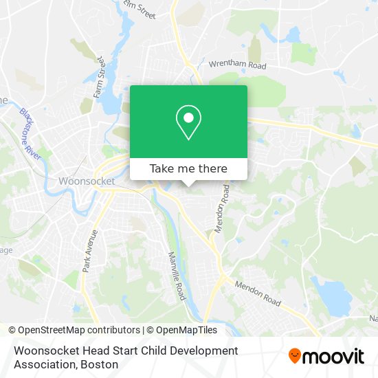 Woonsocket Head Start Child Development Association map