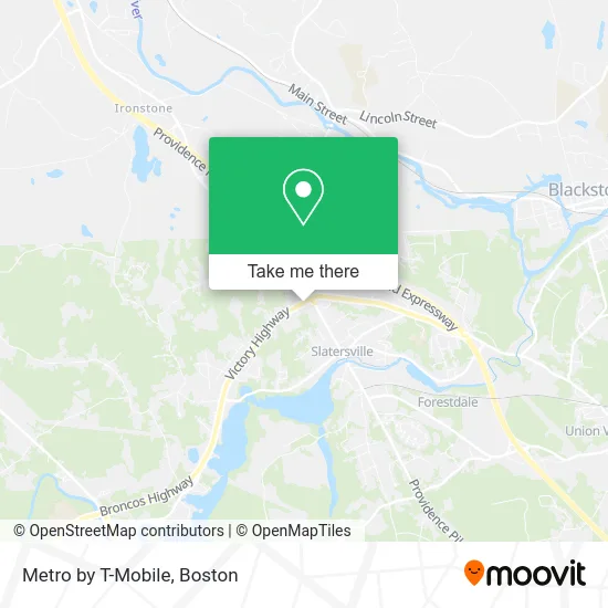 Metro by T-Mobile map