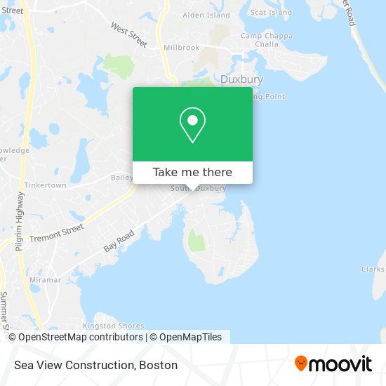 Sea View Construction map