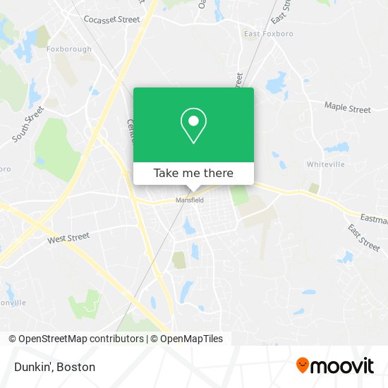 Dunkin' map