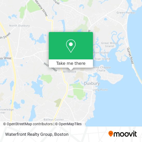 Mapa de Waterfront Realty Group