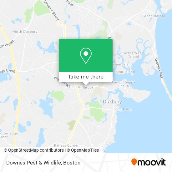 Downes Pest & Wildlife map