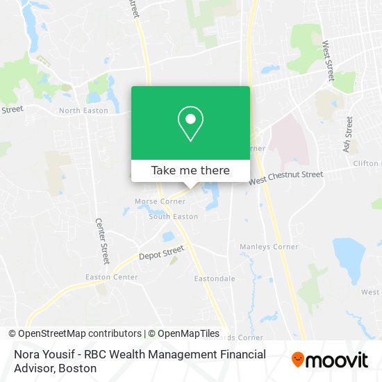 Mapa de Nora Yousif - RBC Wealth Management Financial Advisor