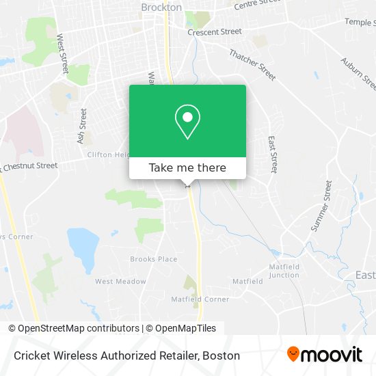 Mapa de Cricket Wireless Authorized Retailer