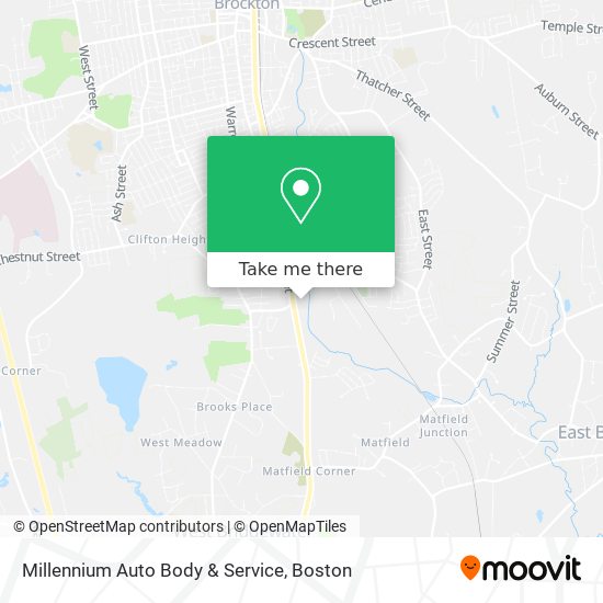 Millennium Auto Body & Service map