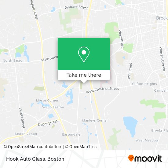 Mapa de Hook Auto Glass