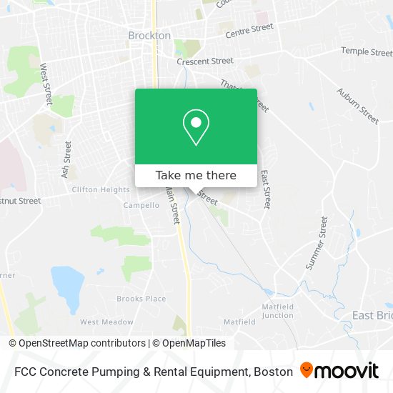 FCC Concrete Pumping & Rental Equipment map