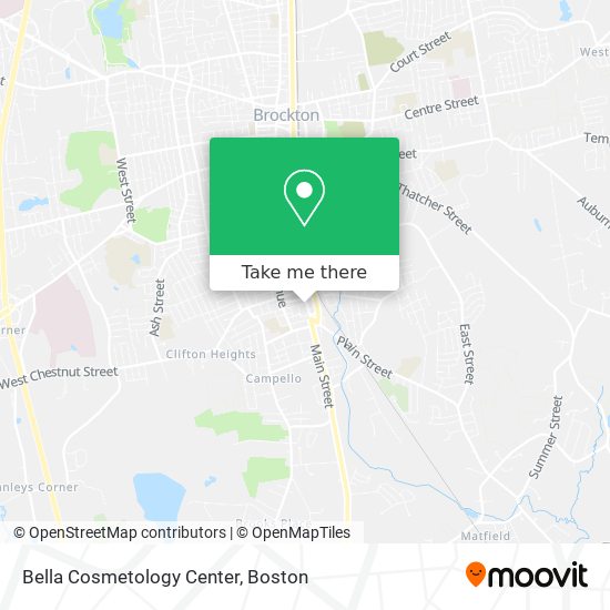 Bella Cosmetology Center map