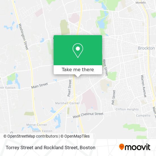 Torrey Street and Rockland Street map