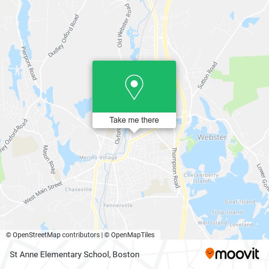 St Anne Elementary School map