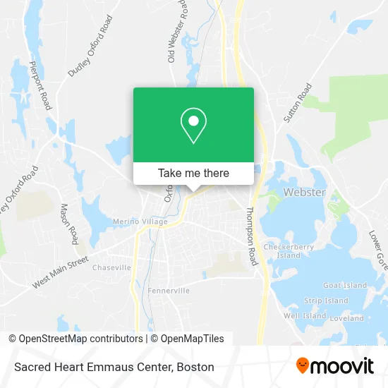 Sacred Heart Emmaus Center map