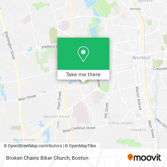Mapa de Broken Chains Biker Church