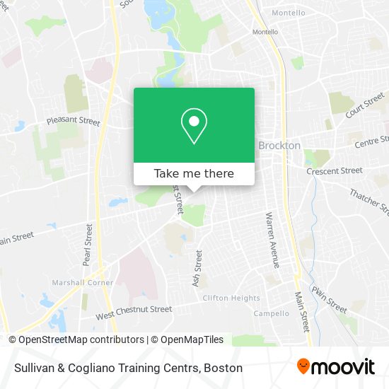 Mapa de Sullivan & Cogliano Training Centrs