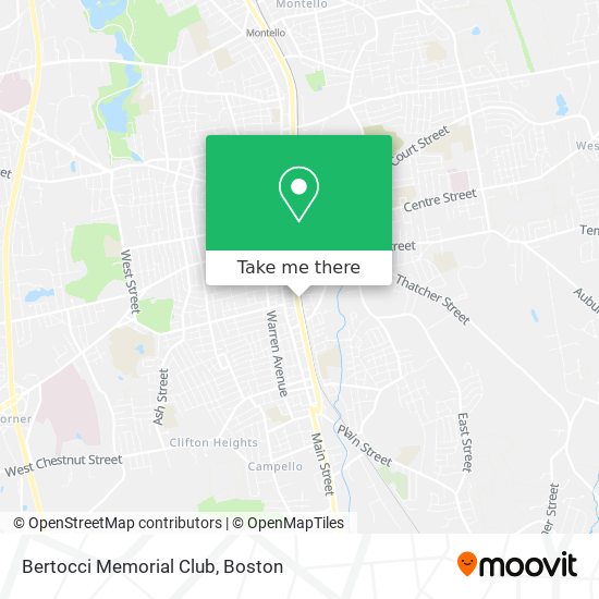 Bertocci Memorial Club map