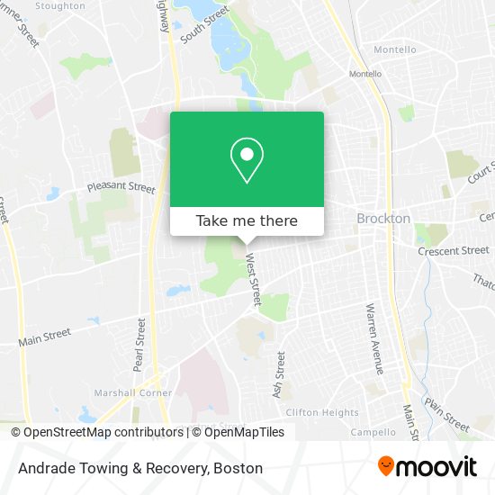 Andrade Towing & Recovery map