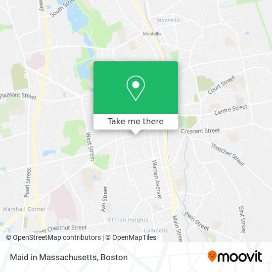 Mapa de Maid in Massachusetts