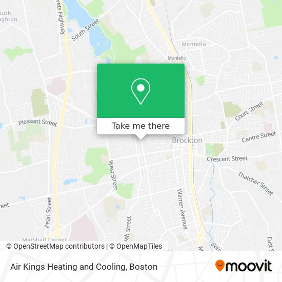 Air Kings Heating and Cooling map