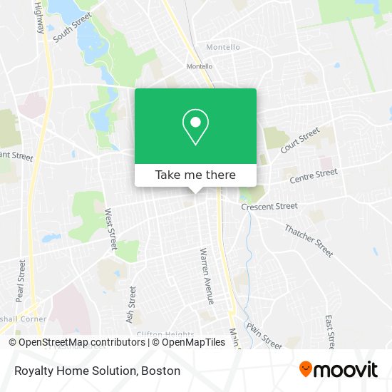 Mapa de Royalty Home Solution