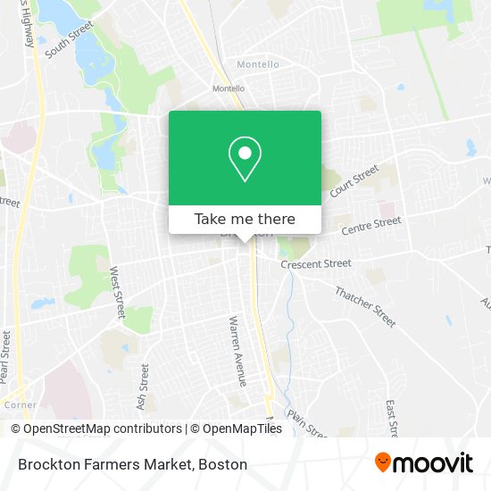 Brockton Farmers Market map