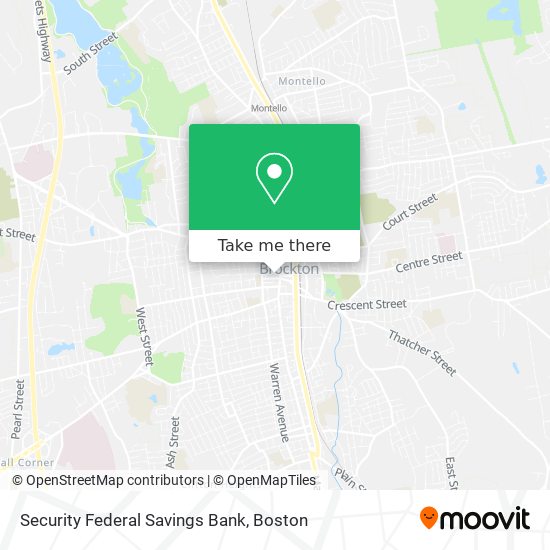 Mapa de Security Federal Savings Bank