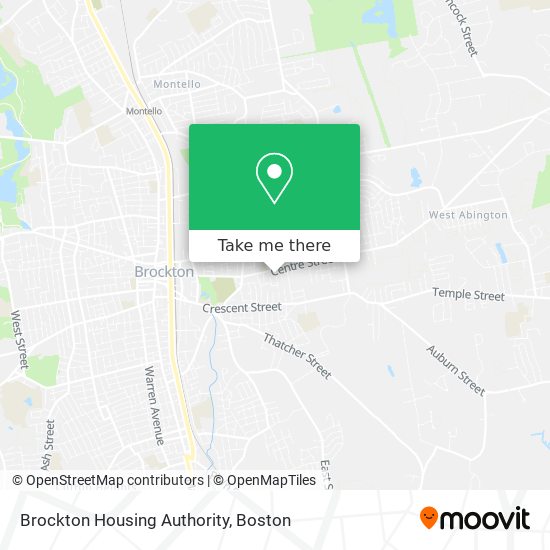 Brockton Housing Authority map