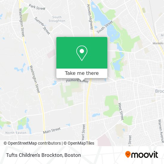 Mapa de Tufts Children's Brockton