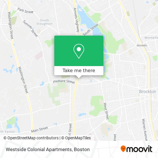 Westside Colonial Apartments map