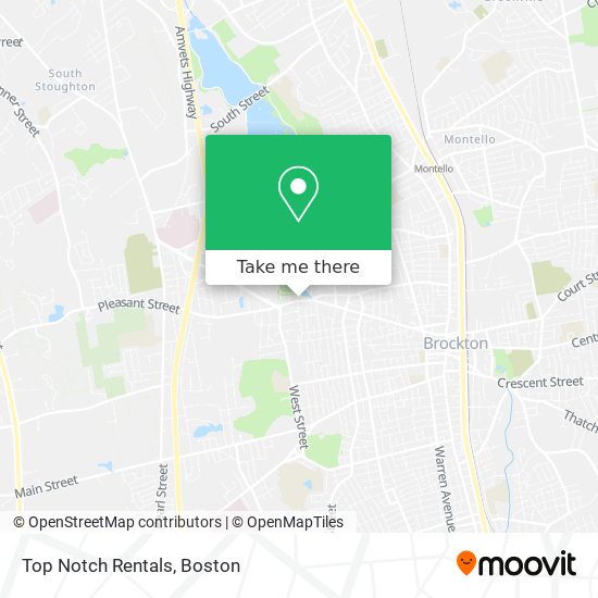 Mapa de Top Notch Rentals