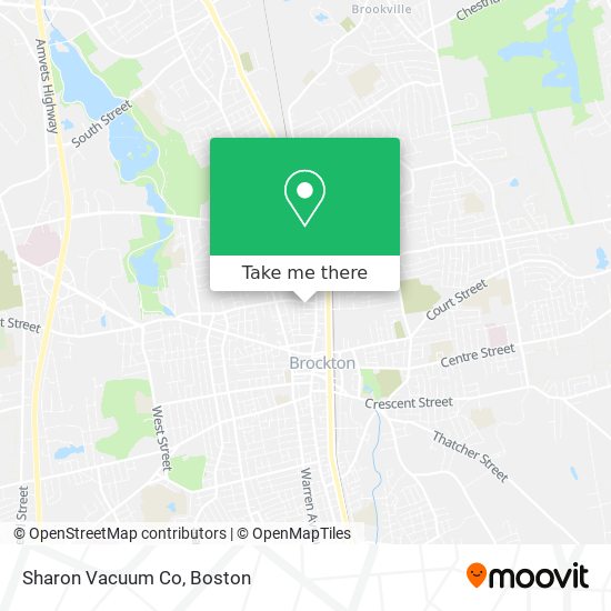 Sharon Vacuum Co map