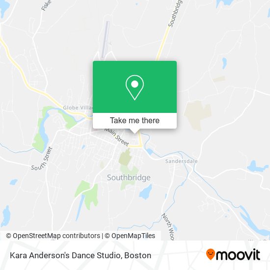 Mapa de Kara Anderson's Dance Studio