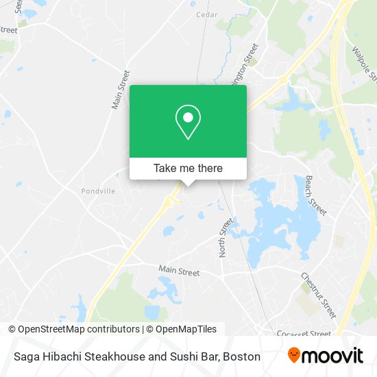 Saga Hibachi Steakhouse and Sushi Bar map