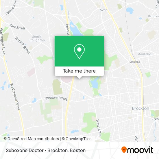 Suboxone Doctor - Brockton map