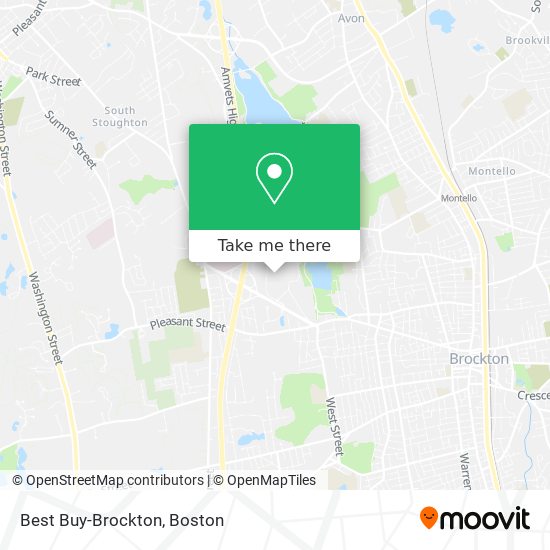 Best Buy-Brockton map