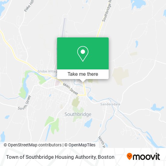 Town of Southbridge Housing Authority map