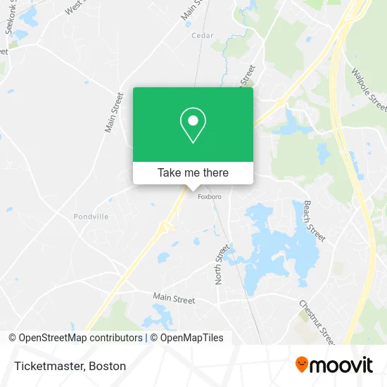 Ticketmaster map