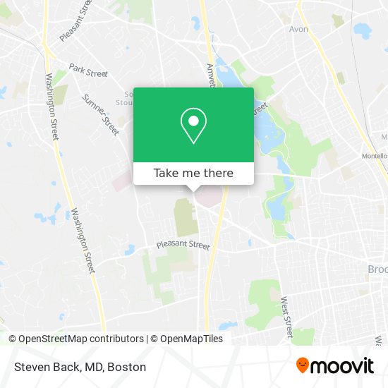 Steven Back, MD map
