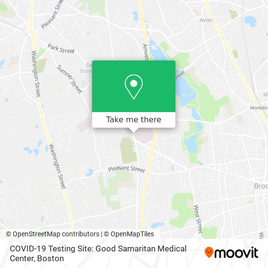 COVID-19 Testing Site: Good Samaritan Medical Center map