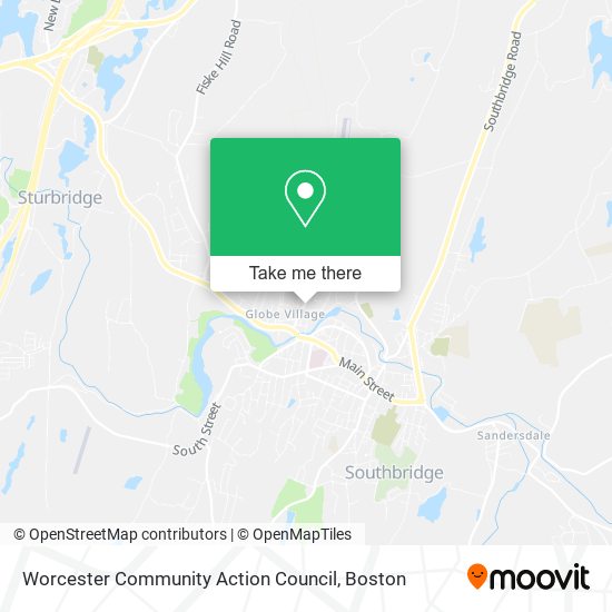 Mapa de Worcester Community Action Council