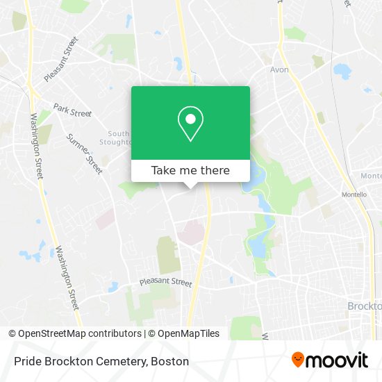 Pride Brockton Cemetery map