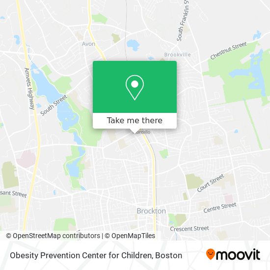 Obesity Prevention Center for Children map