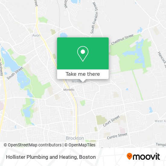 Hollister Plumbing and Heating map